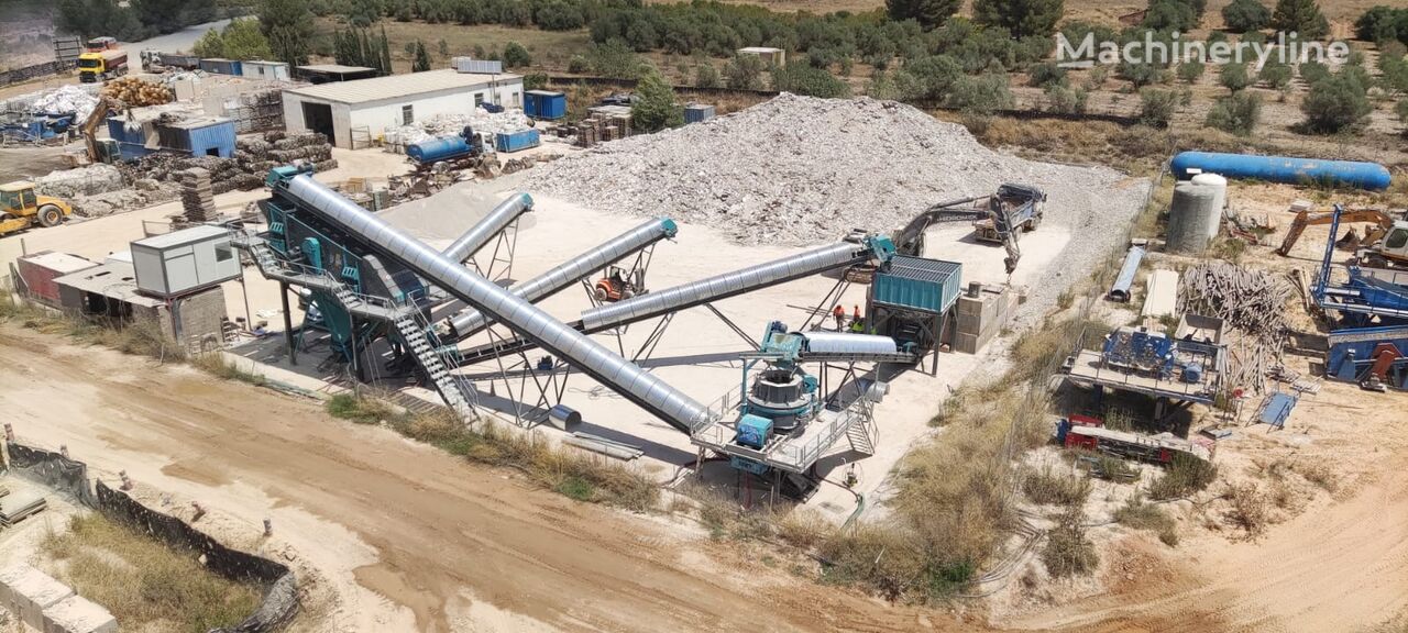 новая дробильная установка Constmach Stationary Stone Crushing Screening Plant for Basalt