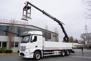 autokranas Mercedes-Benz Arocs 6×2 2545 Crane HIAB 177 K PRO/HIPRO / steering and lifting