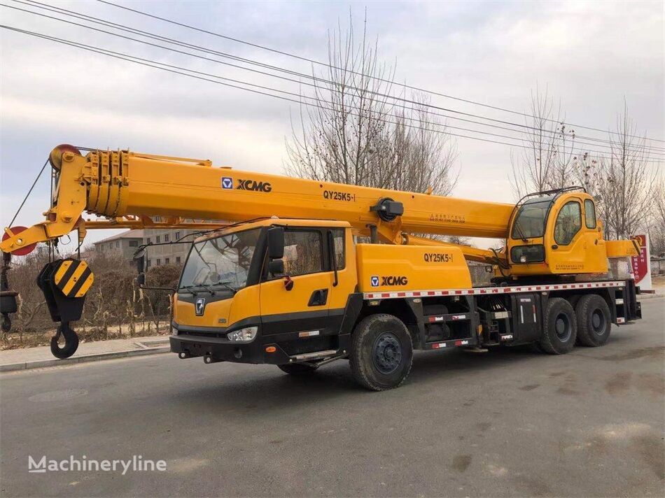 autokranas XCMG QY25K QY25K5-I QY25K5 XCMG 25tons truck crane for sale