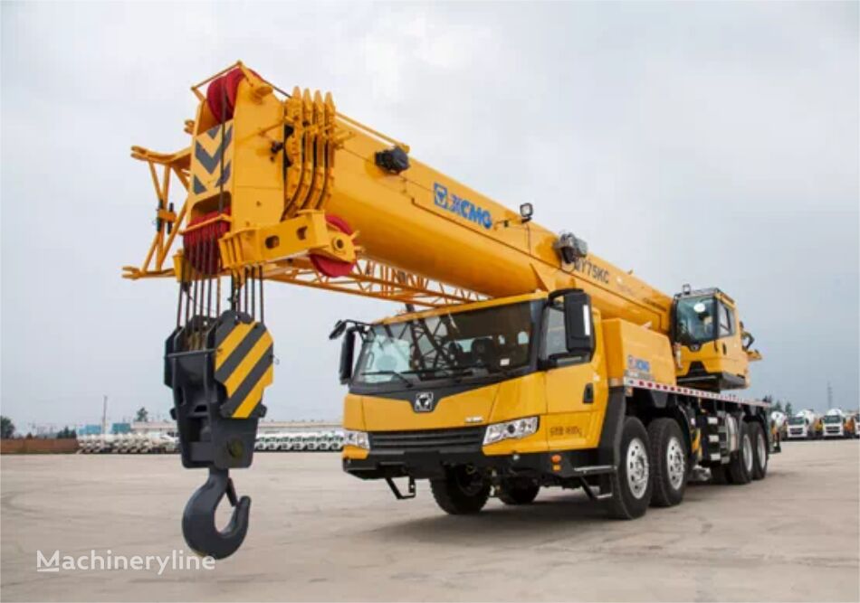 autokranas XCMG XCMG QY75KC 75 ton used hydraulic mounted truck crane