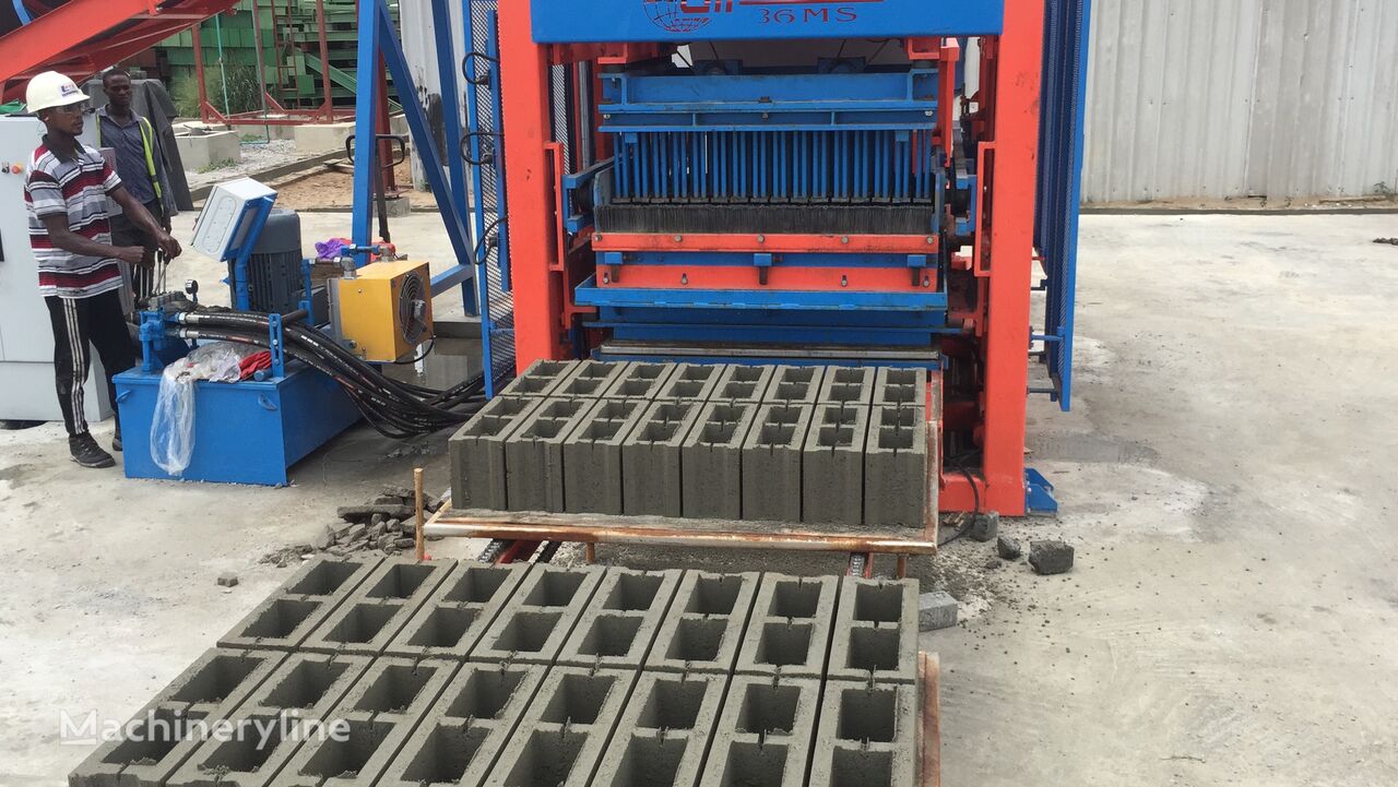 nauja betoninių blokų gamybos įranga Conmach BlockKing-36MS Concrete Block Making Machine -12.000 units/shift