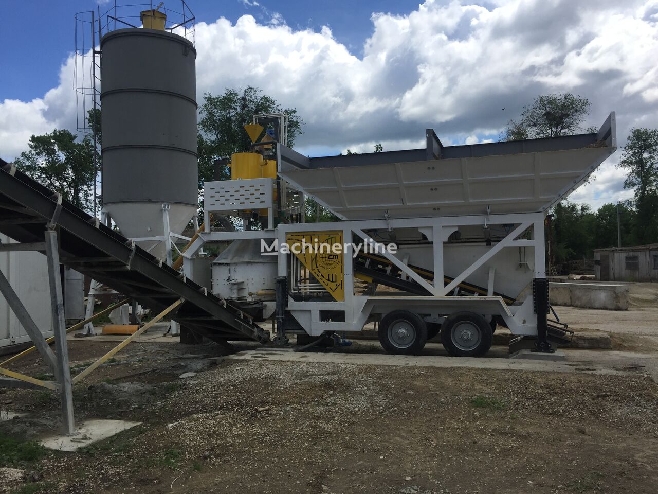 nauja betono gamykla Conmach MOBKING-30 Mini Mobile Concrete Batching Plant - 30 m3/h