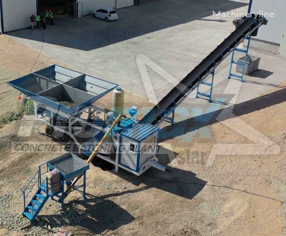 nauja betono gamykla Promax Mobile Concrete Batching Plant M35-PLNT (35m3/h)