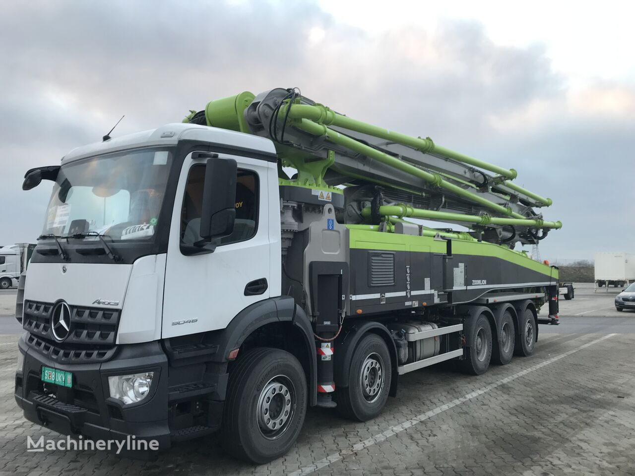 naujas betono siurblys Cifa ZL 56 su Mercedes-Benz Arocs 5 4146 važiuokle