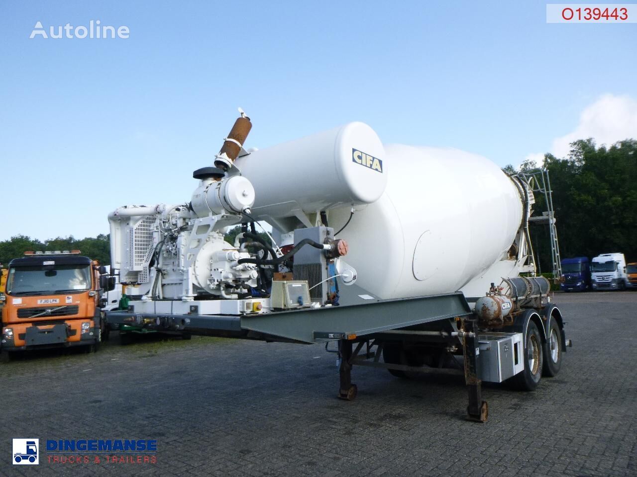 betonvežis Mol Cifa mixer trailer 12 m3