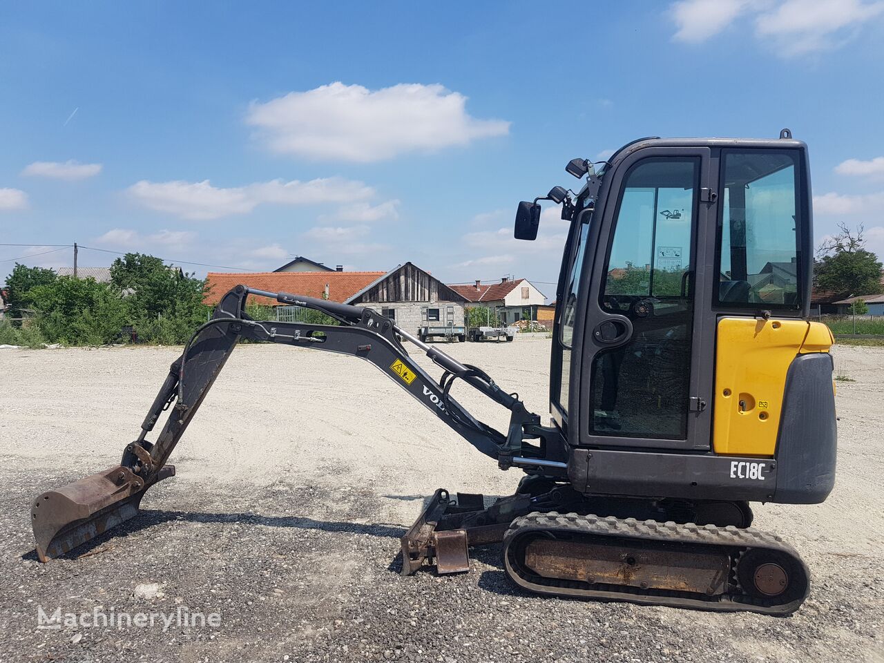 mini ekskavatorius Volvo EC 18 C