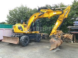 ratinis ekskavatorius JCB JS145W T4 with 3 buckets