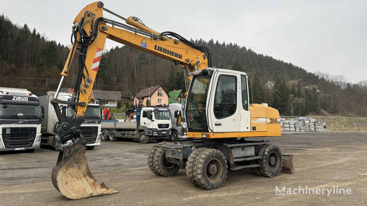 ratinis ekskavatorius Liebherr A314 2008