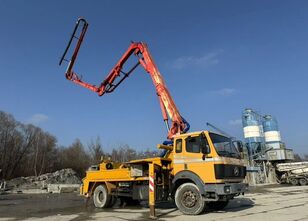 автобетононасос Putzmeister 28m  на шасси Mercedes-Benz SK 1824 4x2 PUTZMEISTER 28m, 140m3/h, very good condition