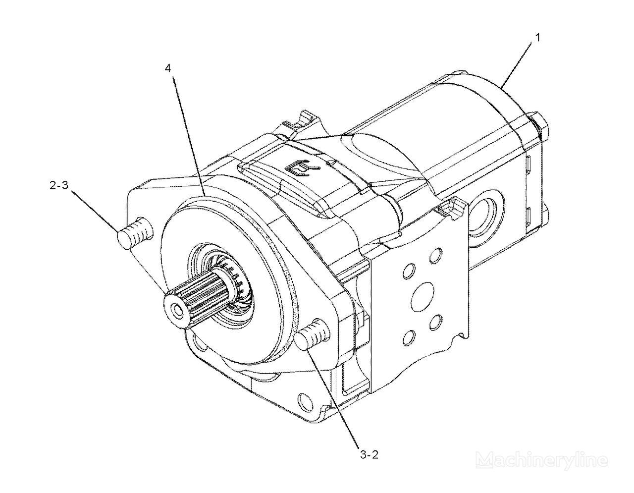 гидронасос для экскаватора Caterpillar 236B, 236B3, 259B3, 289-6358, 2896358